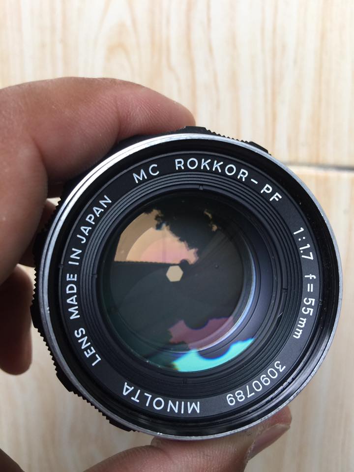 MINOLTA MC Rokkor-PF 55mm F1.7 - レンズ(単焦点)