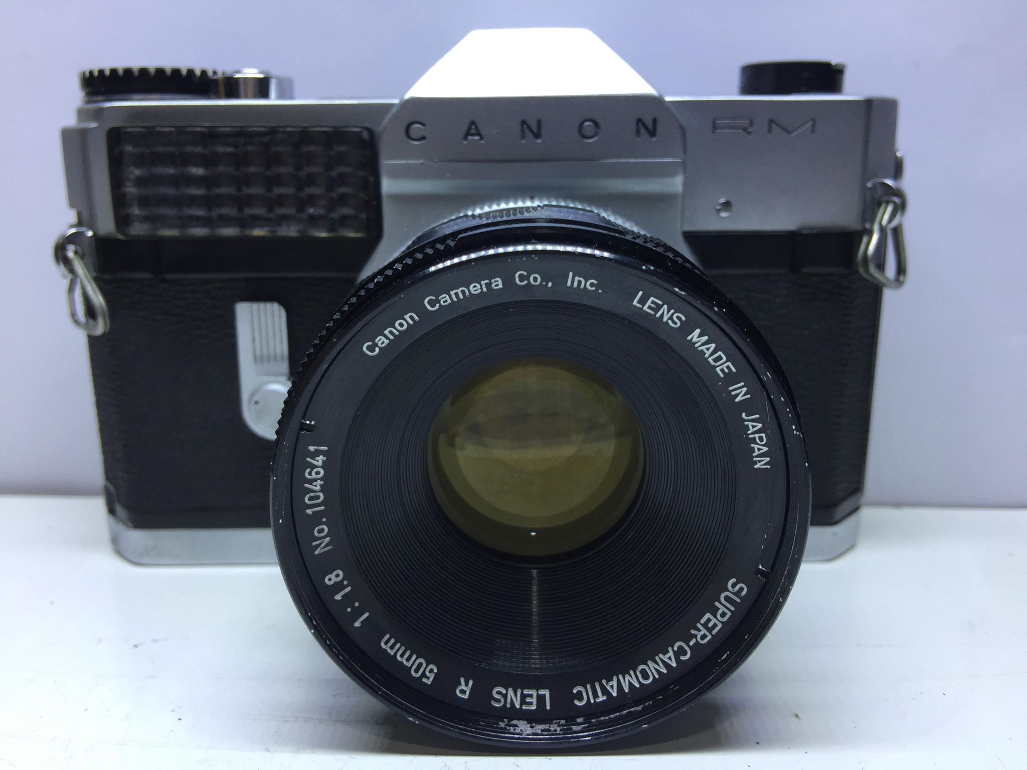 CANON Canonflex SUPER-CANOMATIC R 50mm F1.8 35mm Film Single-Lens Reflex  Camera キヤノン最初の一眼レフ 不朽の価値あり 1959年発売