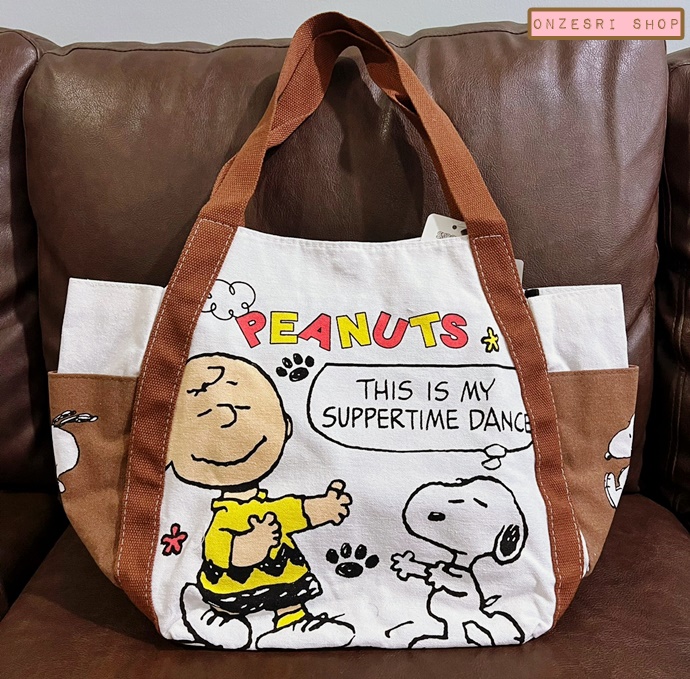 Peanuts Snoopy Balloon Tote Bag 海外 即決-