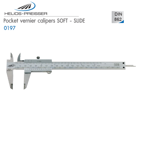 HELIOS-PREISSER ,Pocket vernier calipers,0197 - BNCTOOLINGSHOP : Inspired  by LnwShop.com