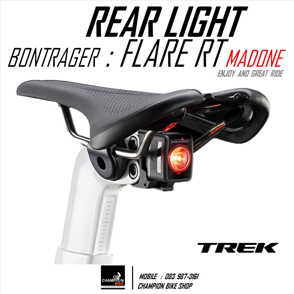 Light Part Bontrager Flare RT for Trek Madone SLR