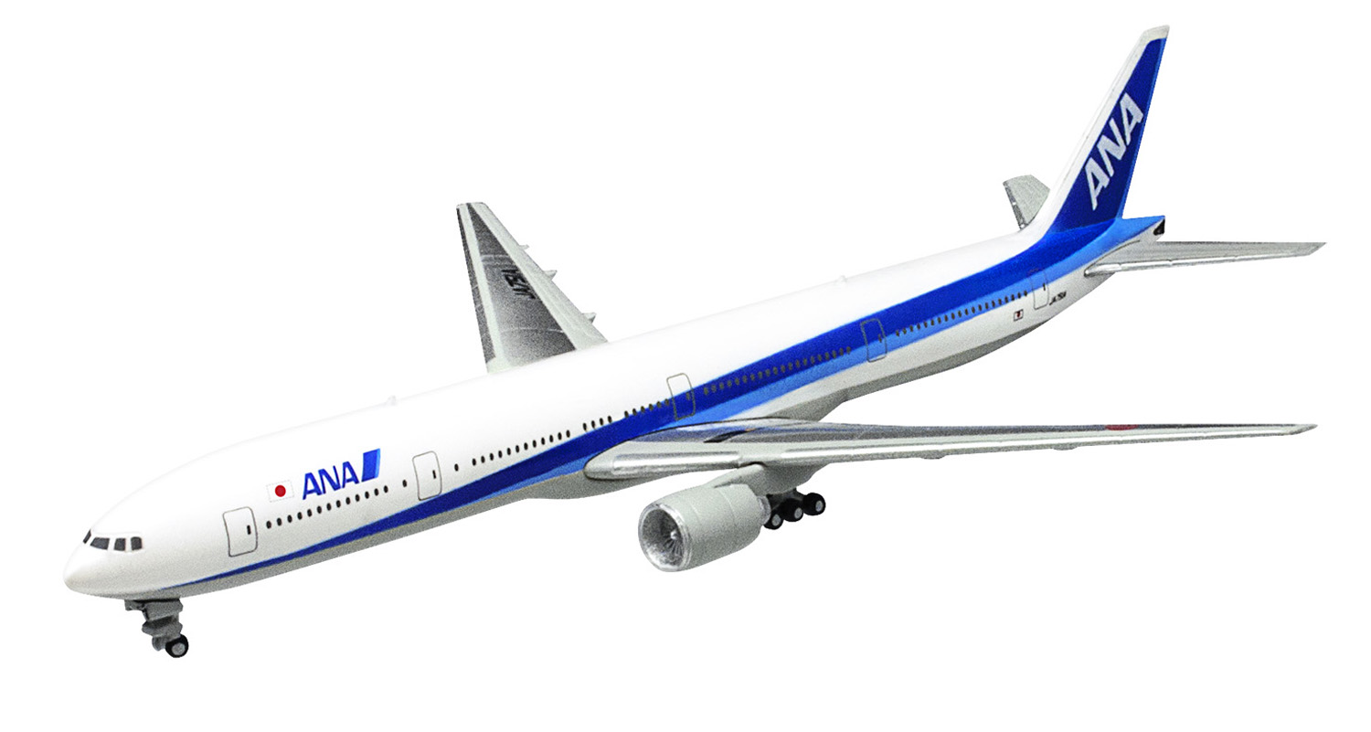 โมเดลเครื่องบินจำลอง ยี่ห้อเอฟทอย ขนาด 1/500 F-toys ANA Wing Collection 5  #7 BOEING 777-300 Triton blue paint - ขาย โมเดลประกอบ สีและอุปกรณ์ทำโมเดล  Tamiya, F-toys, MENG Model, Mr.color, Gunze : Inspired by LnwShop.com