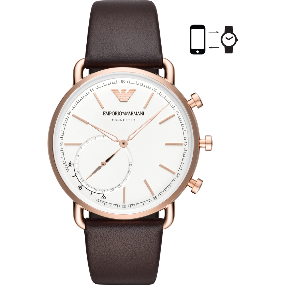 Emporio Armani ART3029 นาฬิกาผู้ชาย Aviator Connected Hybrid Smartwatch  Men's Watch  ศูนย์รวมนาฬิกาแบรนด์เนม  และนาฬิกาสวิสหรูของแท้ 100% สินค้าหลากหลายแบรนด์ มาใหม่ทุกสับดาห์  สินค้าคุณภาพมาตรฐานเดียวกับในเคาน์เตอร์แบรนด์ : Inspired ...