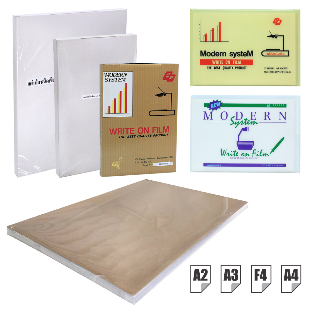 Transparency Film A4 Size 75 Micron 100 Sheets For School & Office work