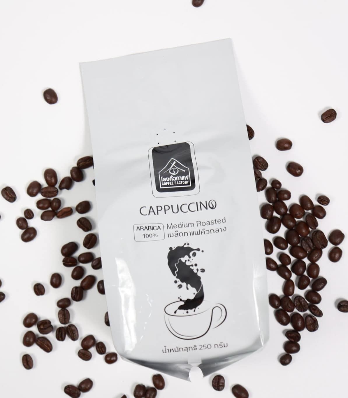 COFFEE FACTORY Arabica Medium Roast 250 g. (คั่วกลางเมล็ด) โรงคั่ว