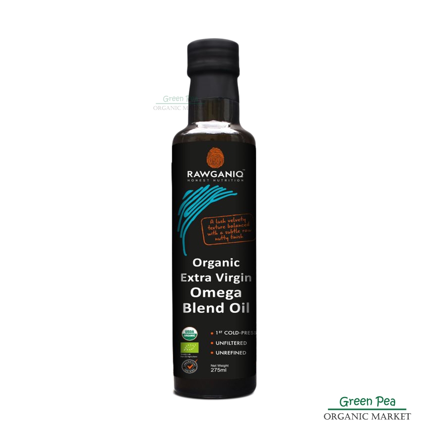 Rawganiq Organic Extra Virgin Omega Blend Oil (2 1 1), Cold Pressed