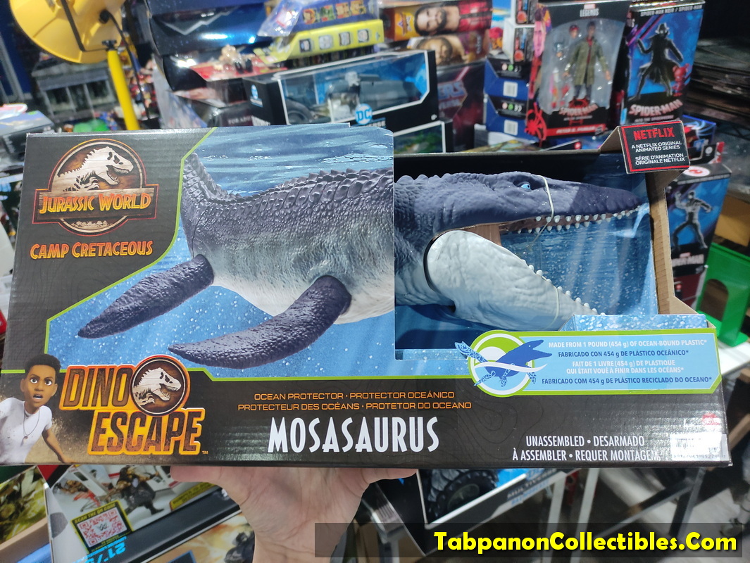 2021 Mattel Jurassic World Camp Cretaceous Ocean Protector Mosasaurus  Review!!! Dino Escape!!! 