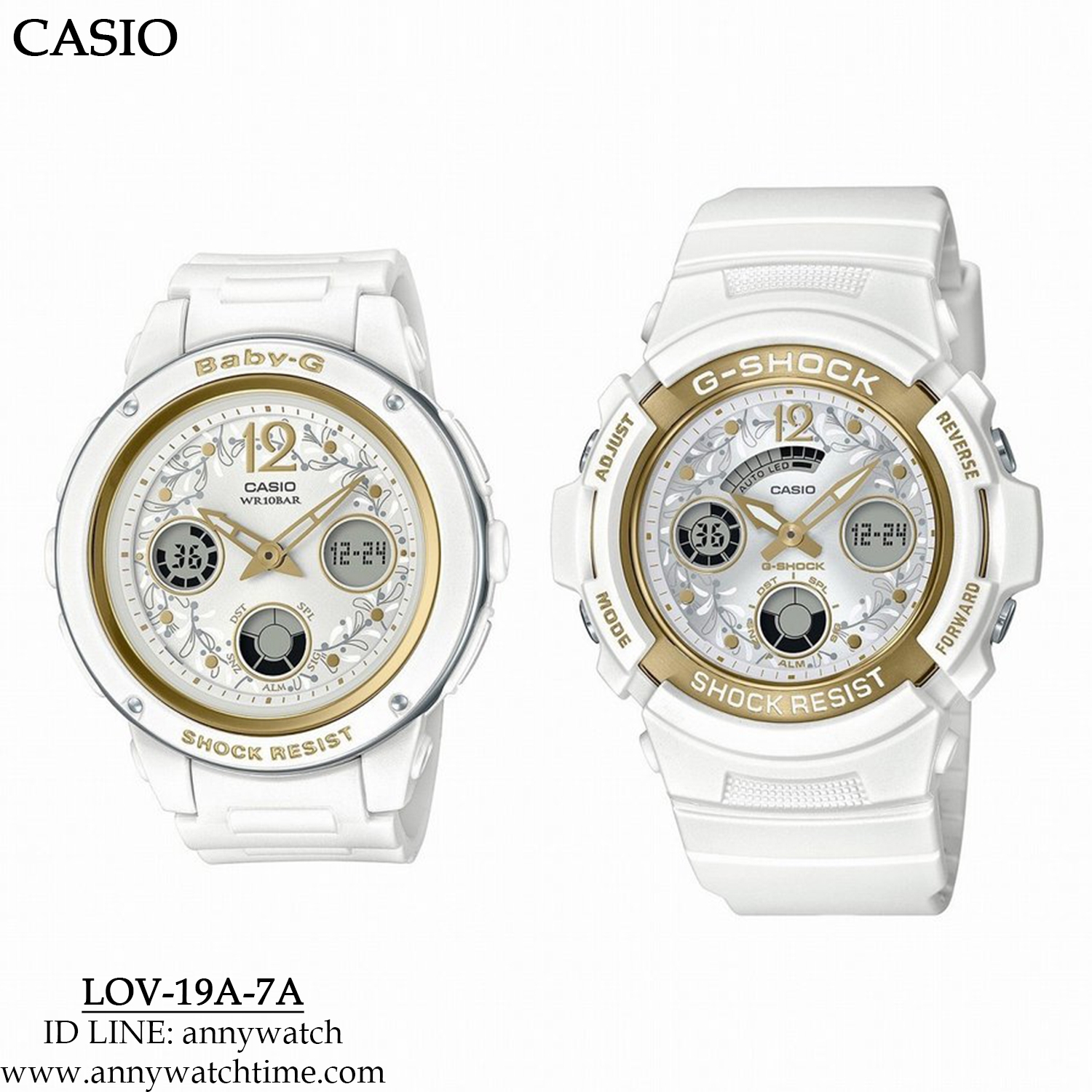 CASIO LOV-19A-7A - จำหน่ายนาฬิกาของแท้ 100% อะไหล่นาฬิกา ชุดซ่อม