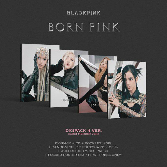 BLACKPINK - 2nd ALBUM [BORN PINK] DIGIPACK ver. ระบุปกที่ต้องการ