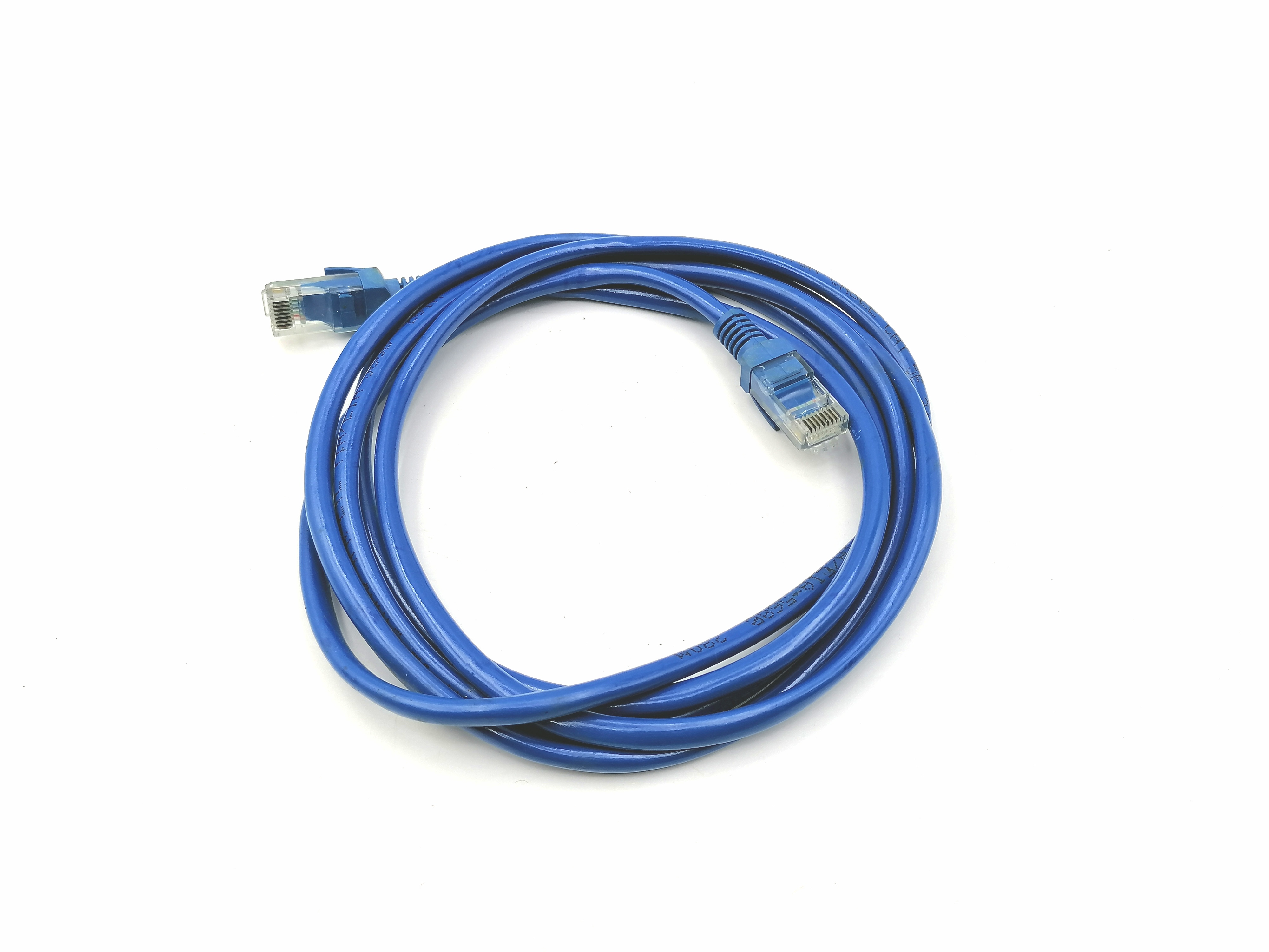 สายแลน(Lan) สำหรับเชื่อมต่อสัญญาณ Internet (2ม.) #Cat5E-สีฟ้า -  ทรงธรรมการไฟฟ้า -ศูนย์รวมอะไหล่ ครบวงจร