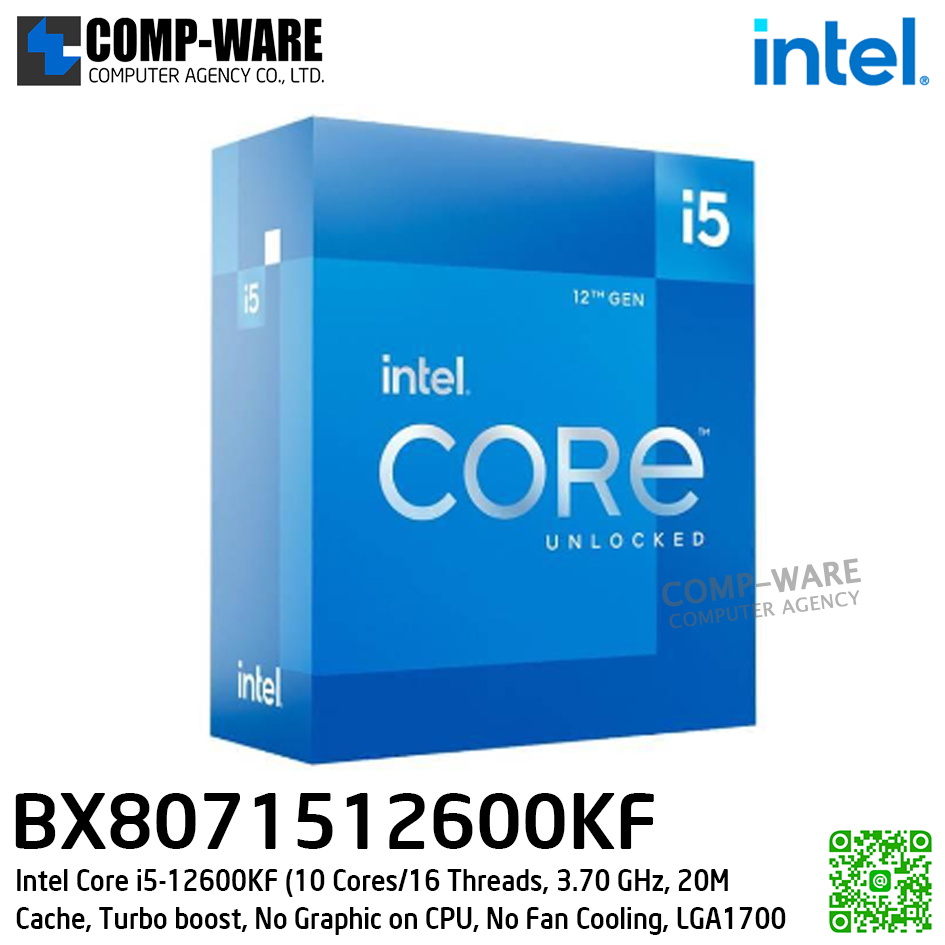 Intel Core i5 12600KF Processor (BX8071512600KF)