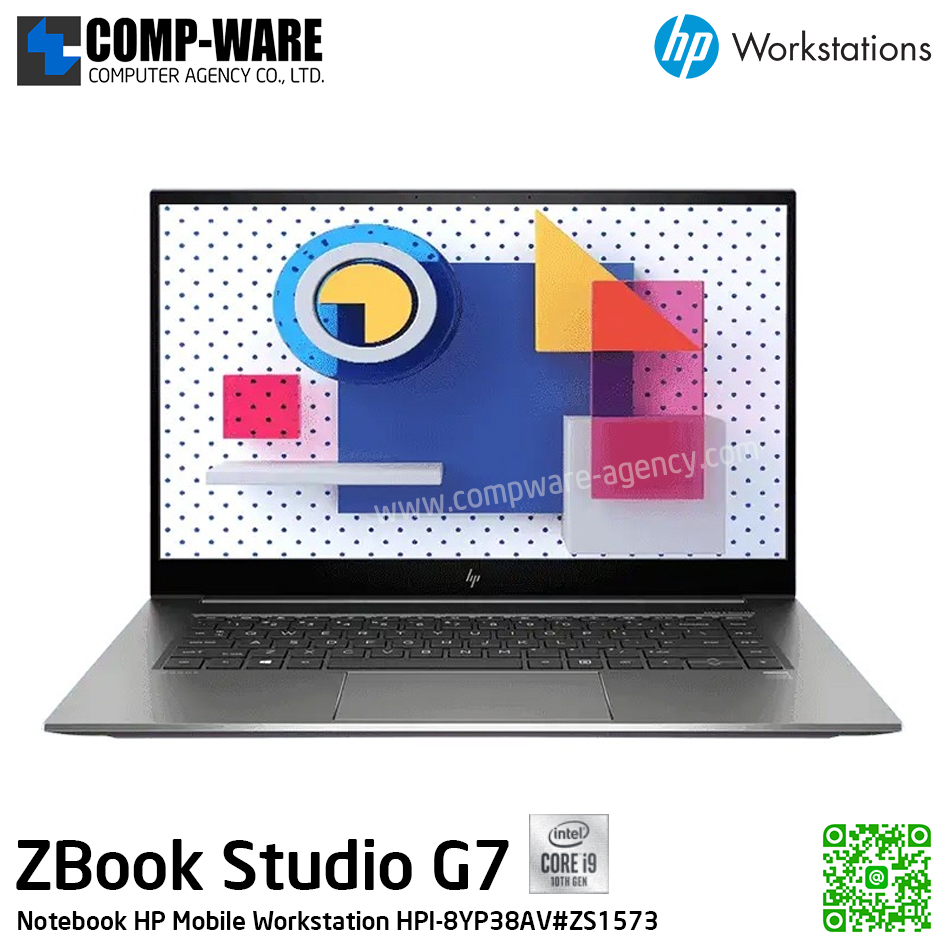 HP Mobile Workstation ZBook Studio G7 - Intel Core i9-10885H