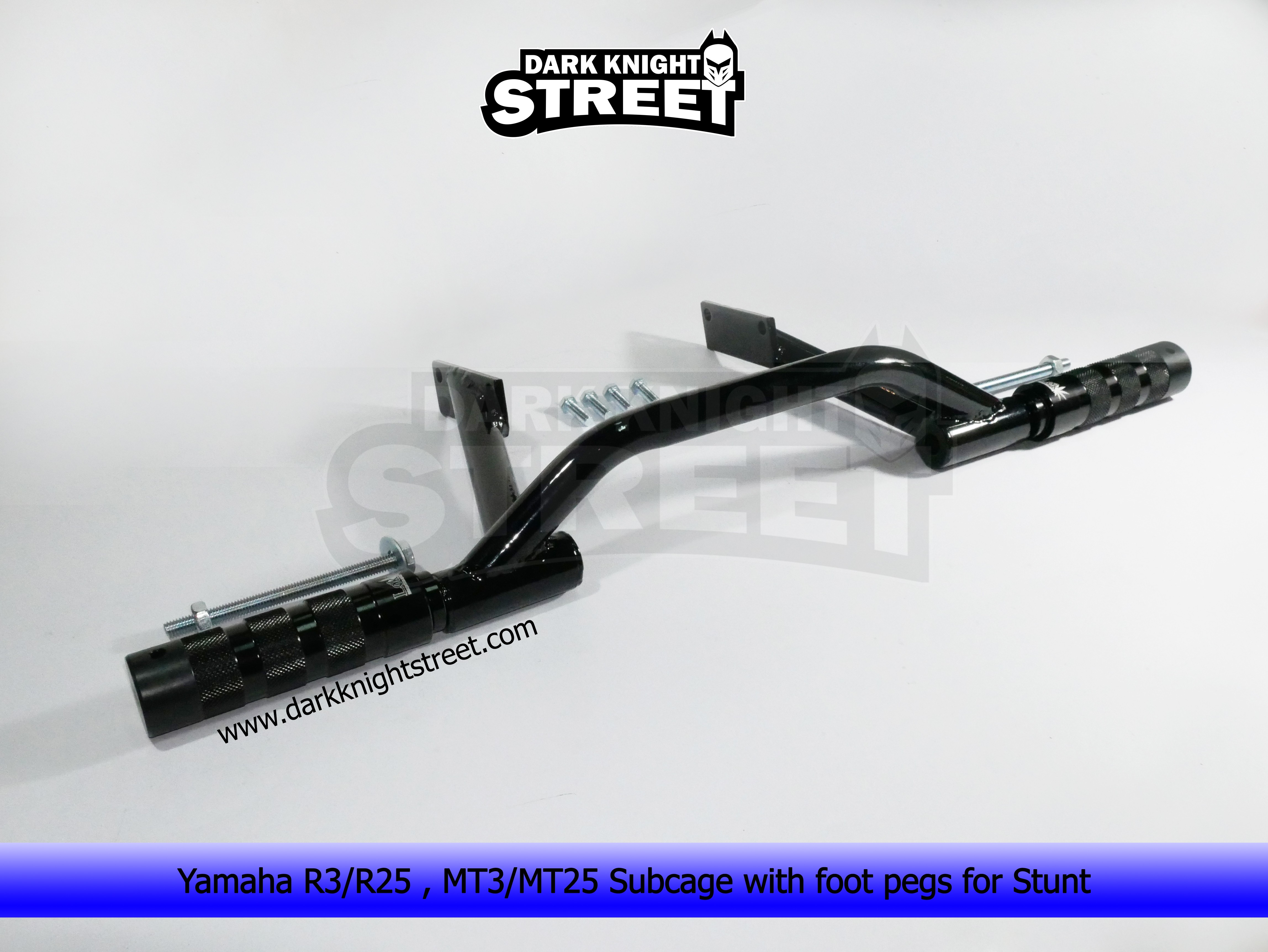 Yamaha R3/R25, MT03/MT25 Tail Round bar For Stunt Parts Black
