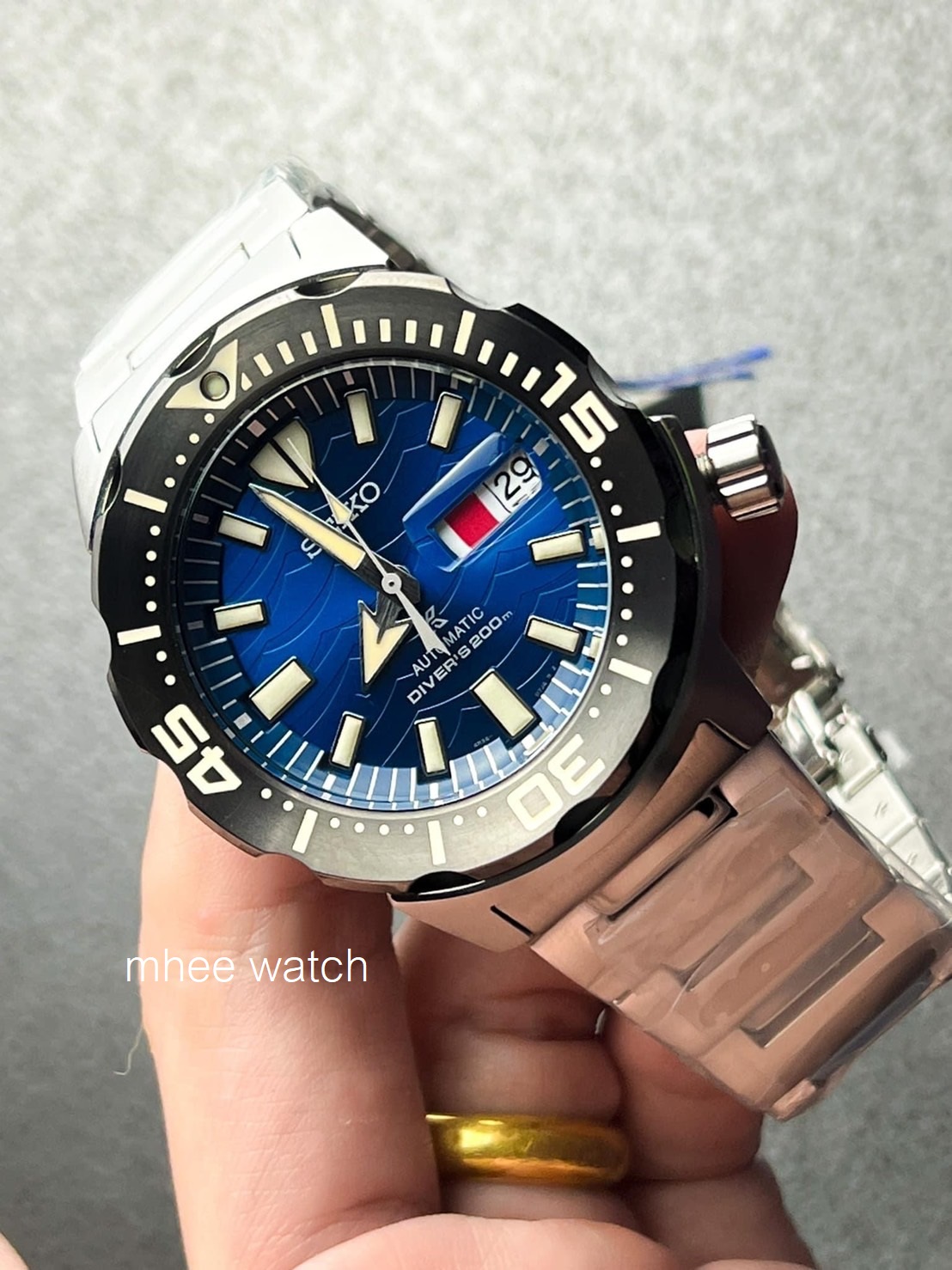 Seiko Monster Limited Save The Ocean Special Edition SRPE09K1 best price -  mheewatchshop : Inspired by 