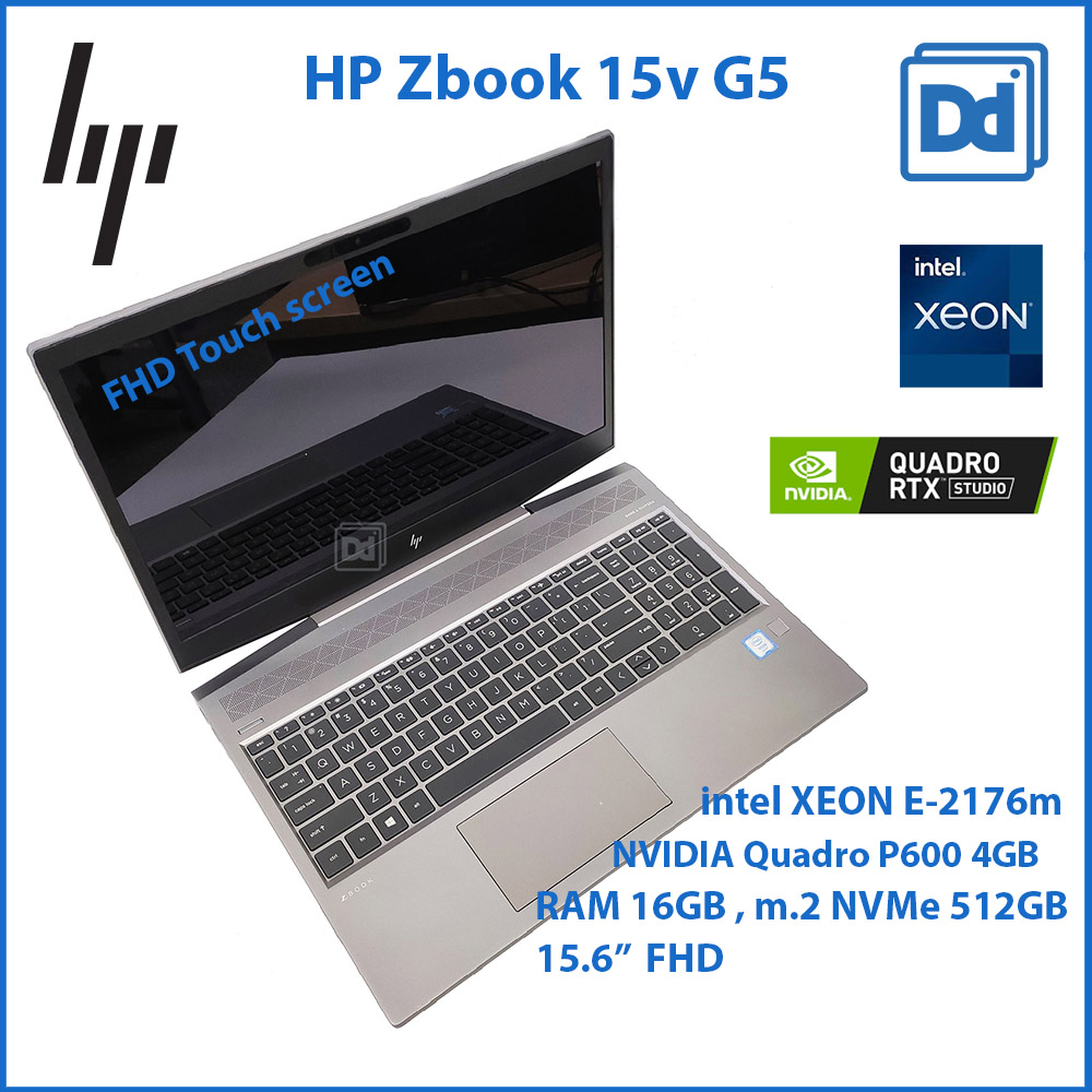 HP Zbook 15v G5 intel XEON E-2176m NVIDIA Quadro P600 4GB