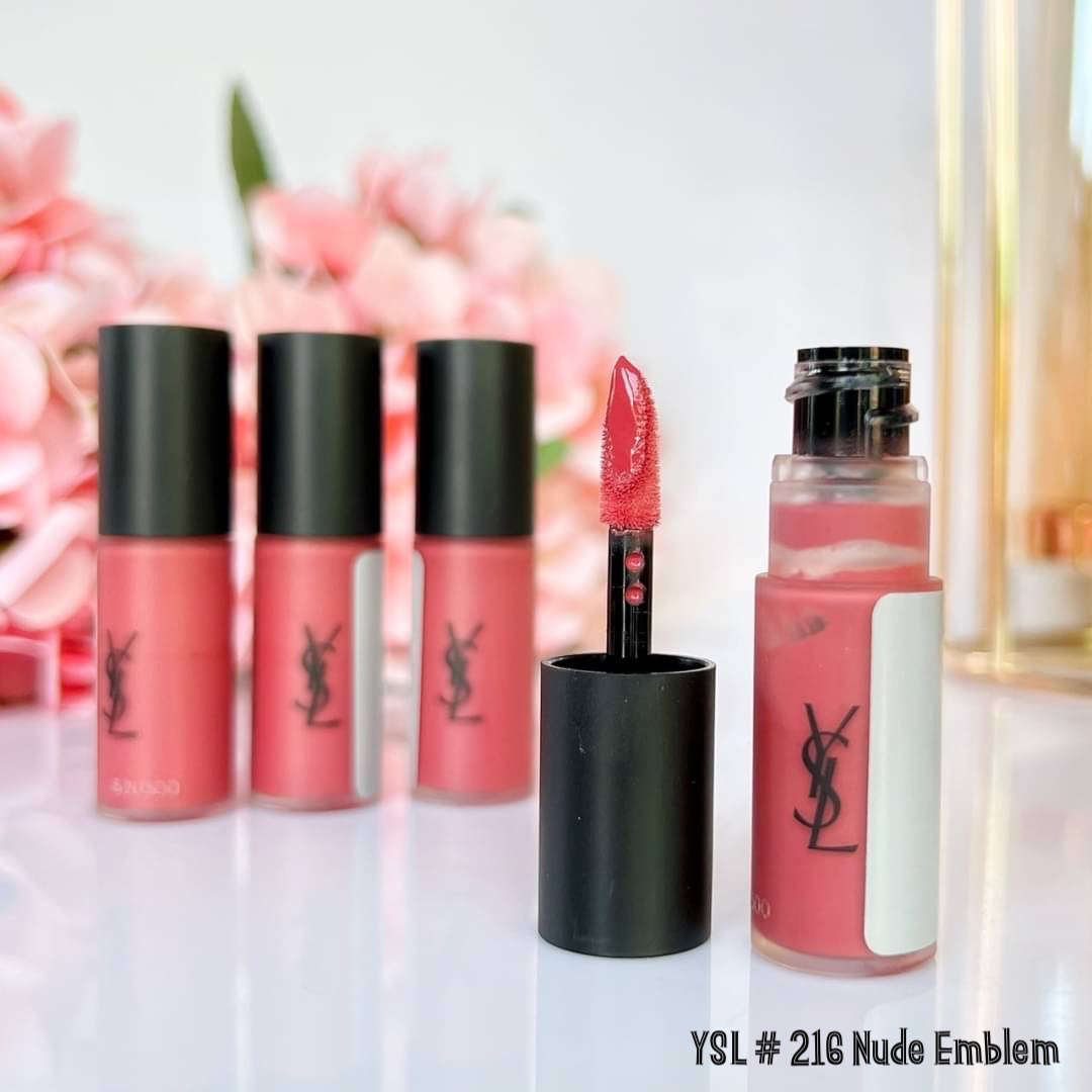 Ysl 216 nude discount emblem