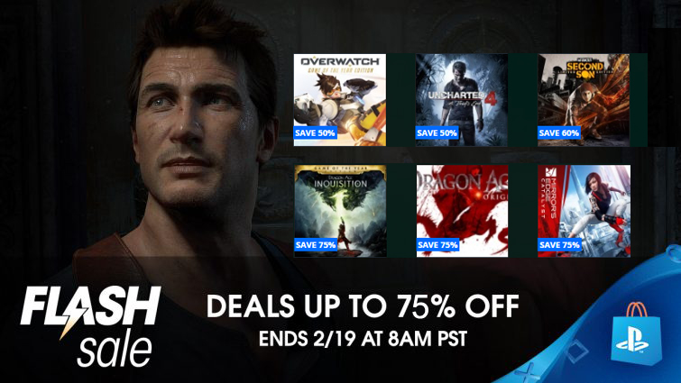 PlayStation Store US - Flash Sale ลดสูงสุด 75%