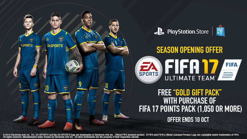 PSN Store - FIFA Gold Gift Pack