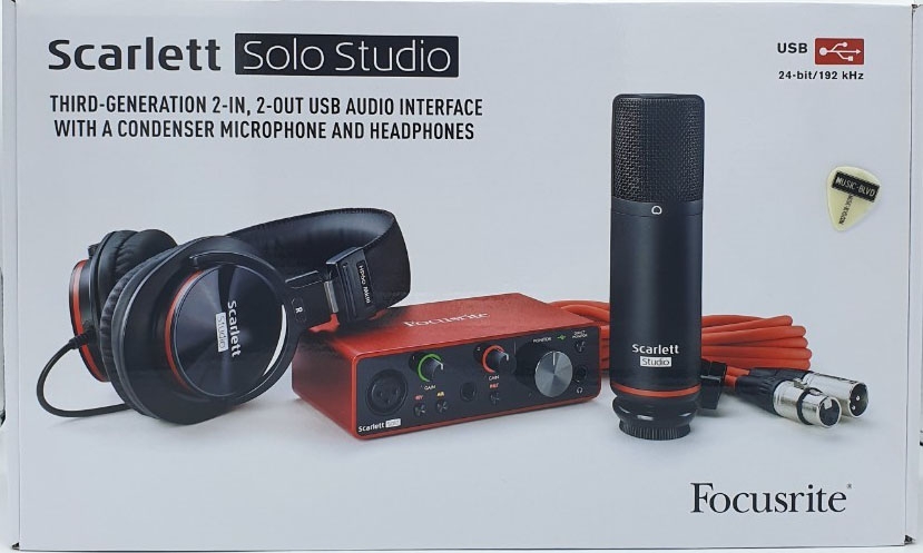 Focusrite Scarlett Solo Studio Pack Gen 3 - Music Boulevard บริษัท