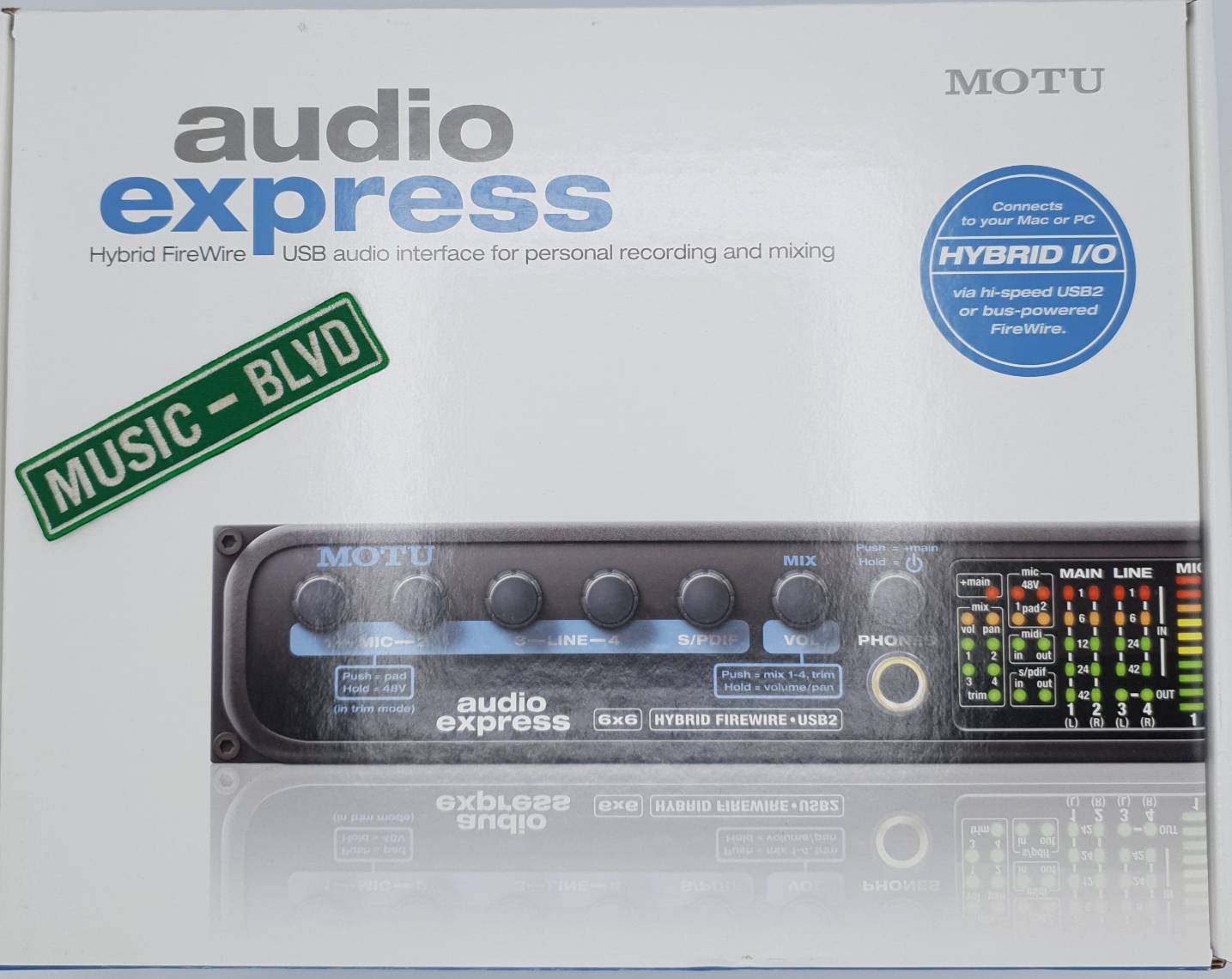MOTU Audio Express 6 x 6 FireWire/USB2.0 Audio Interface - Music
